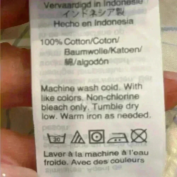 Madewell Tie Front Shirt Stripe Long Sleeve Button Down Collared Top Sz Xl - Picture 8 of 8